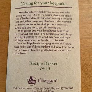Loganberger Recipe Basket